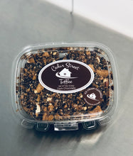 Load image into Gallery viewer, Crushed Dark Chocolate Toffee Topping with almonds and walnuts
