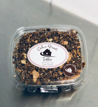 Load image into Gallery viewer, Crushed Semi-Sweet Toffee Topping with almonds and walnuts
