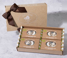 Load image into Gallery viewer, Classic White Pistachio Toffee 16 oz: four 4 oz boxes
